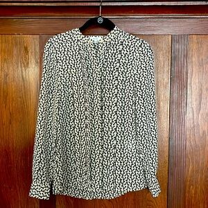 Reiss patterned blouse